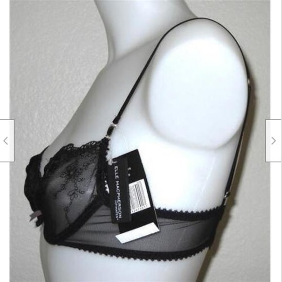 NWT Elle Macpherson Boudoir 018 Austrian Embroidery U/W Bra 36D - Picture 3 of 4